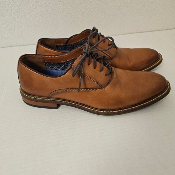 Vince Camuto Lawson Oxford Size 9M Cognac - Picture 3 of 8